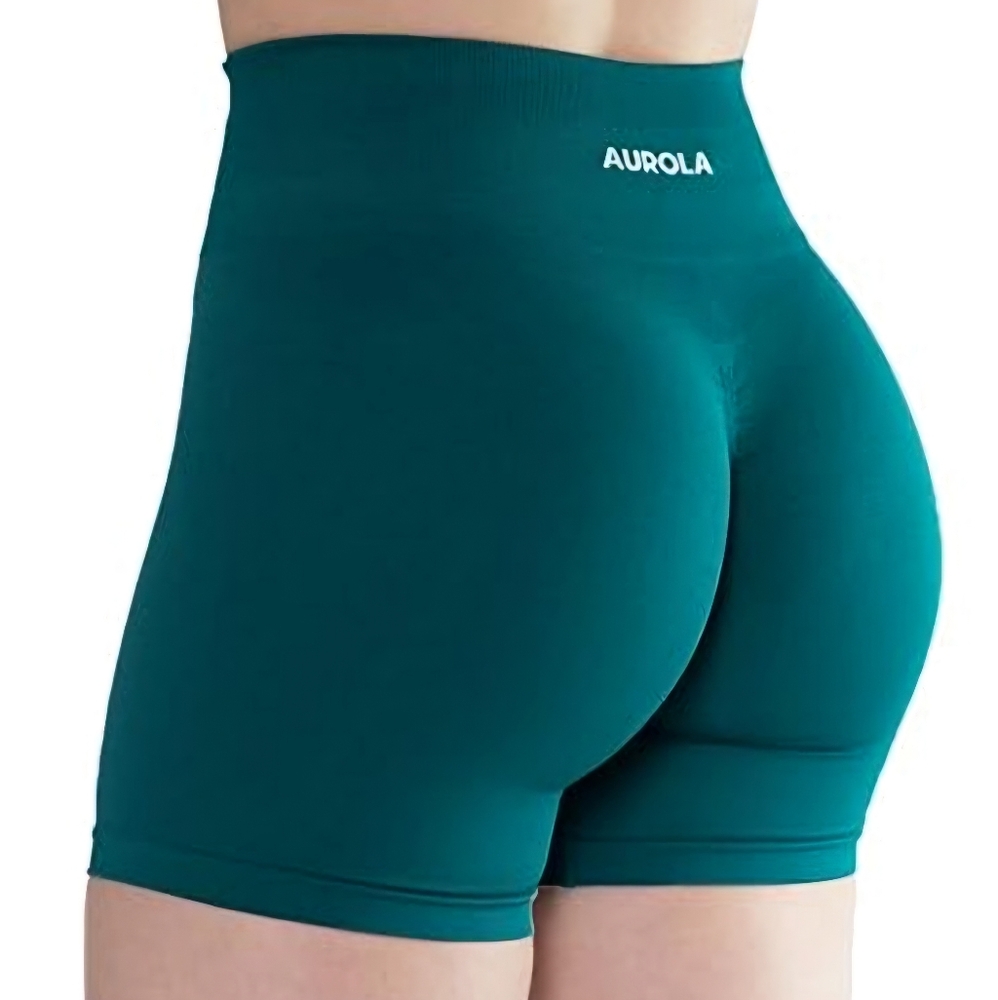 AUROLA Women's Dream Seamless Scrunch Workout Shorts  Gym Yoga Sport Active EUC